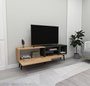 Hanah Home Soporte TV Atlantic Pine Anthracite 150cm Ancho x 49.6cm Alto x 29.6cm Profundo